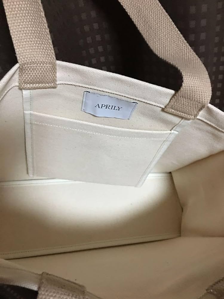 Amazon.co.jp: Aprily アプリリー トートバックM ベージュ